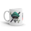 Evil Cop Skull  glossy mug - Image 6