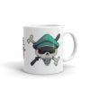 Evil Cop Skull  glossy mug - Image 5