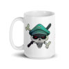 Evil Cop Skull  glossy mug - Image 9