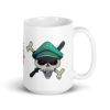 Evil Cop Skull  glossy mug - Image 8